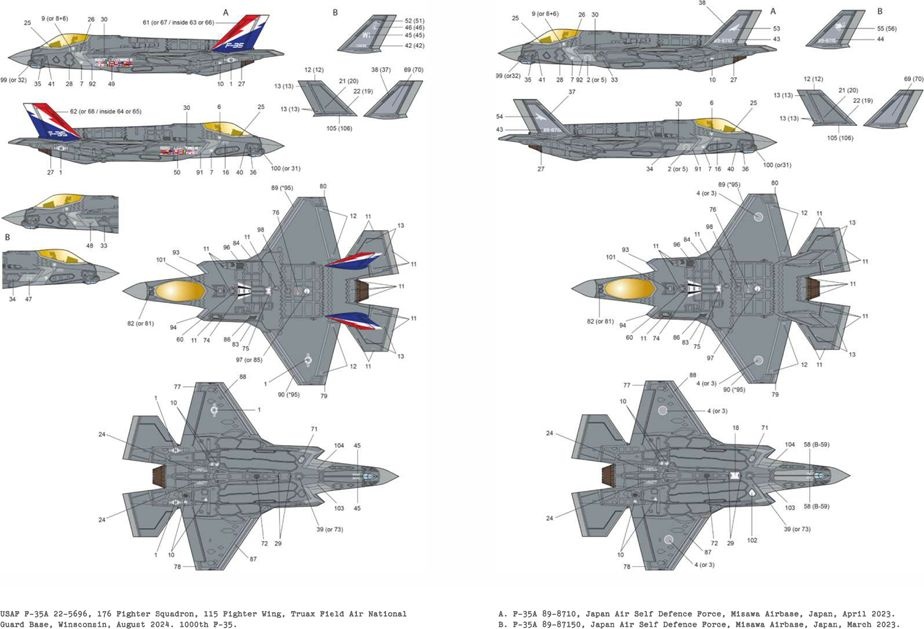 Zdjęcie dodatkowe produktu F-35A Lighting II 1000th 1:72 Academy 12591