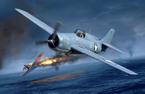 USN F4F-4 Battle of Midway 1:48 Academy 12355
