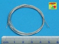 Zdjęcie dodatkowe produktu Linka stalowa na liny holownicze ø0,6mm, długość 1m ABER TCS06