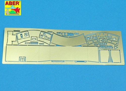 Rear turret tray for German Tiger I type tank, standard 1:35 ABER 35A102