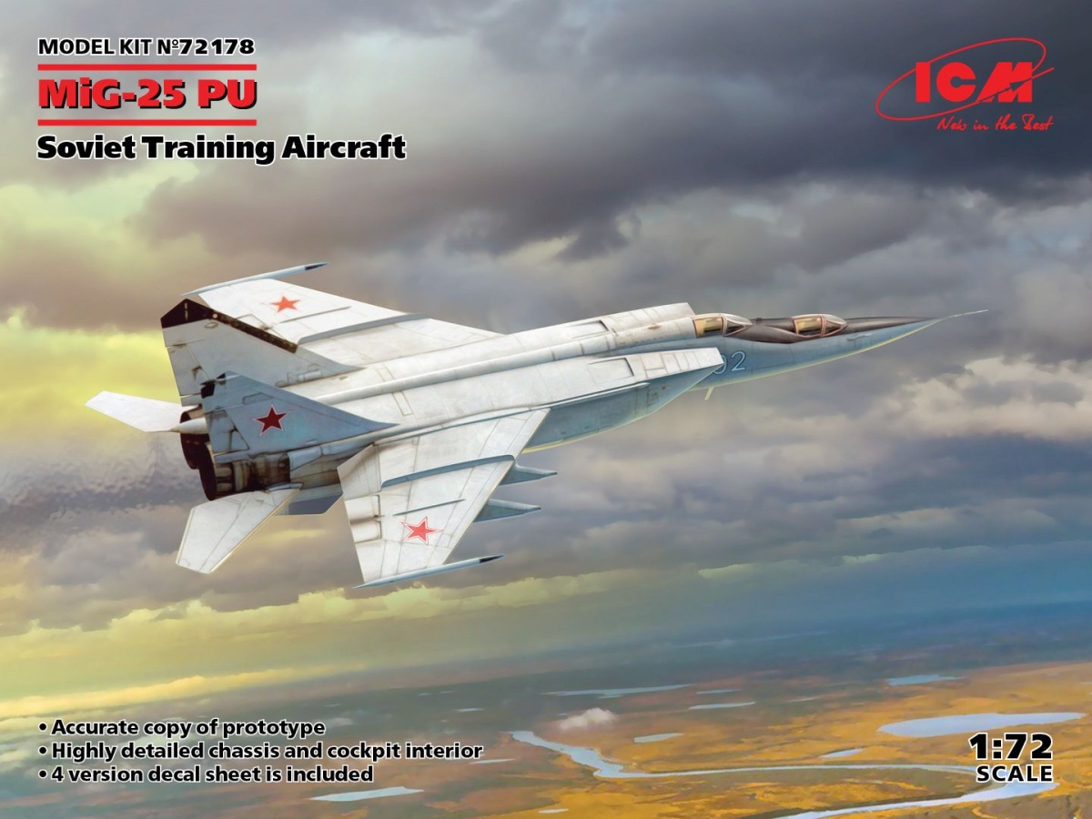 Zdjęcie główne produktu MiG-25PU 1:72 ICM 72178