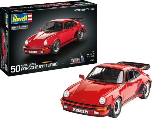 Porsche 911 Turbo 50th Anniversary (Gift set) 1:24 Revell 05634