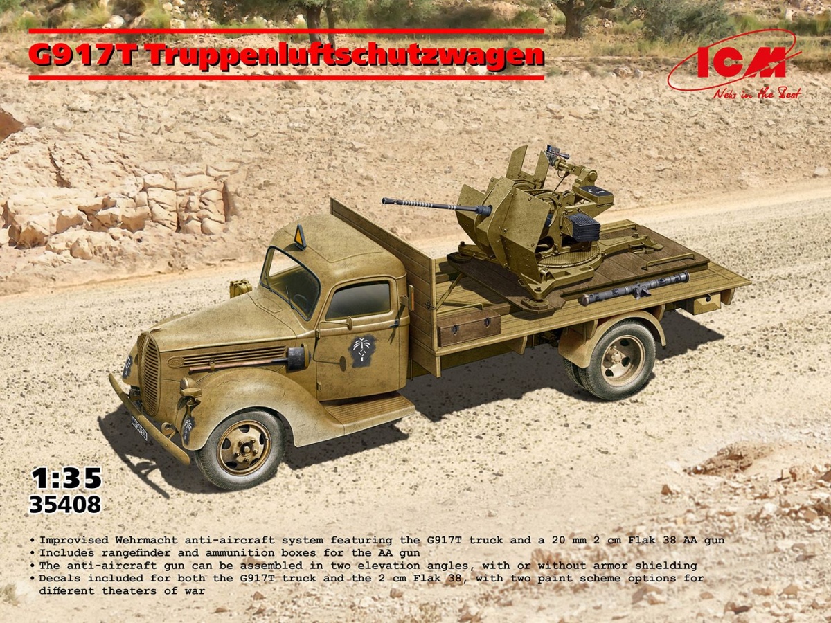 Zdjęcie główne produktu G917T Truppenluftschutzwagen 1:35 ICM 35408