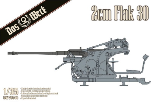 2cm Flak 30 1:35 das werk 35040
