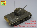 Zdjęcie dodatkowe produktu Elementy fototrawione: amerykański czołg średni Sherman M4, M4A1, M4A3 1:35 ABER 35032