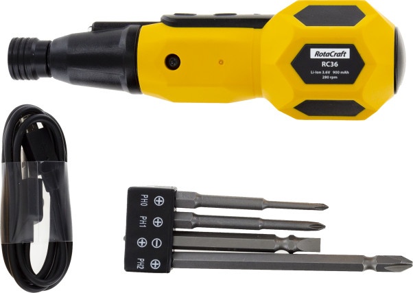 Zdjęcie dodatkowe produktu Wkrętak USB Rotacraft RC36 3,6 V Shesto RC36
