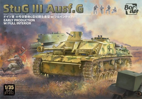 Stug III Ausf. G Early prod. W/ Full Interior 1:35 Border Model BT052