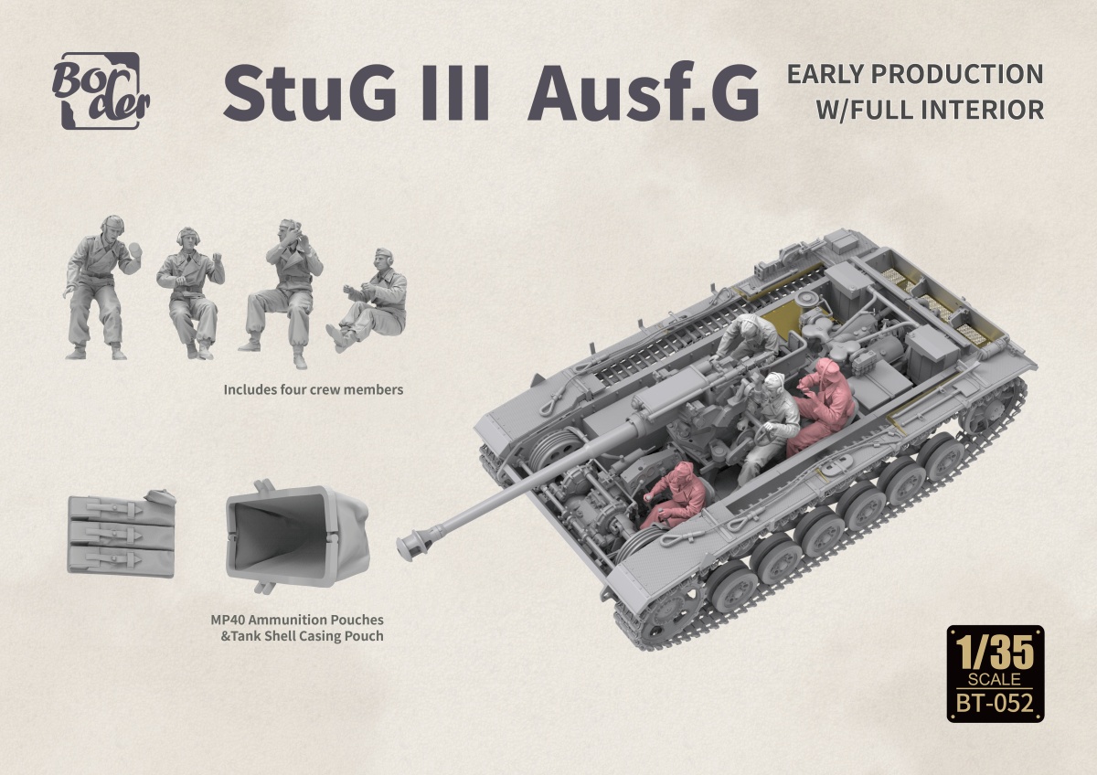 Zdjęcie dodatkowe produktu StuG III Ausf. G Early Prod. w/ Full Interior 1:35 Border Model BT052