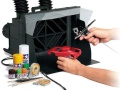 Zdjęcie dodatkowe produktu Spray-Work Air Compressor Advance w/Sparmax Airbrush SX0.3D Tamiya 74563