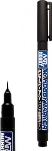 Black brush marker with super fine tip Mr. Hobby CM101