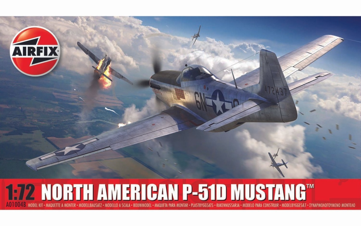 Zdjęcie główne produktu North American P-51D Mustang 1:72 Airfix 01004B