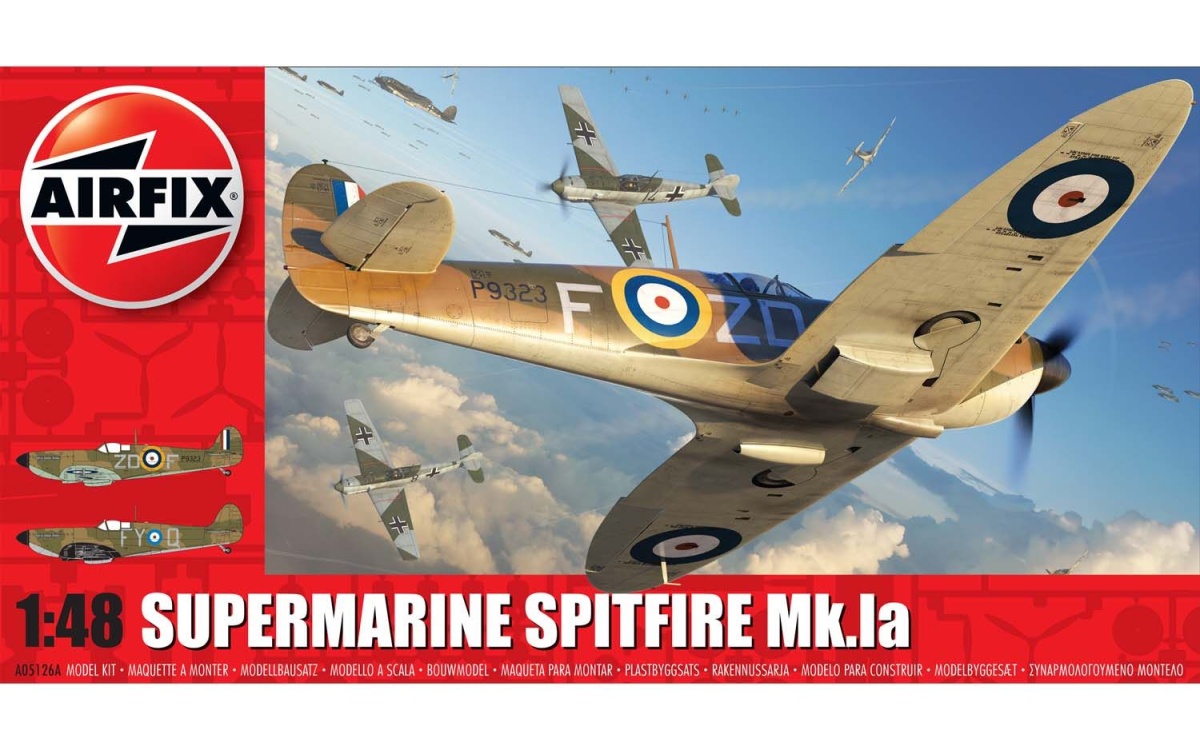 Zdjęcie główne produktu Supermarine Spitfire Mk. 1a 1:48 Airfix 05126A