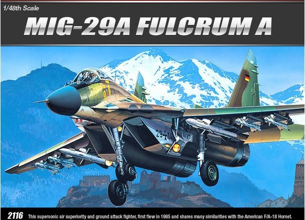 Zdjęcie główne produktu MIG-29A Fulcrum 1:48 Academy 12263