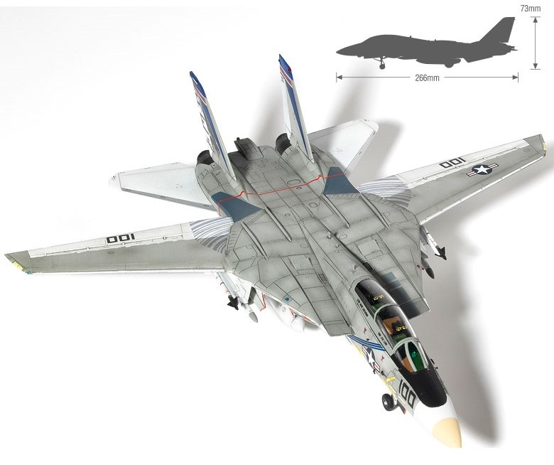 Zdjęcie dodatkowe produktu USN F-14A VF-143 Pukin Dogs 1:72 Academy 12563
