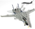 Zdjęcie dodatkowe produktu USN F-14A VF-143 Pukin Dogs 1:72 Academy 12563