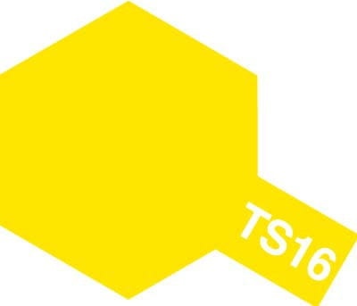Tamiya 85016 TS-16 Yellow Spray Gloss Paint 100ml TS16