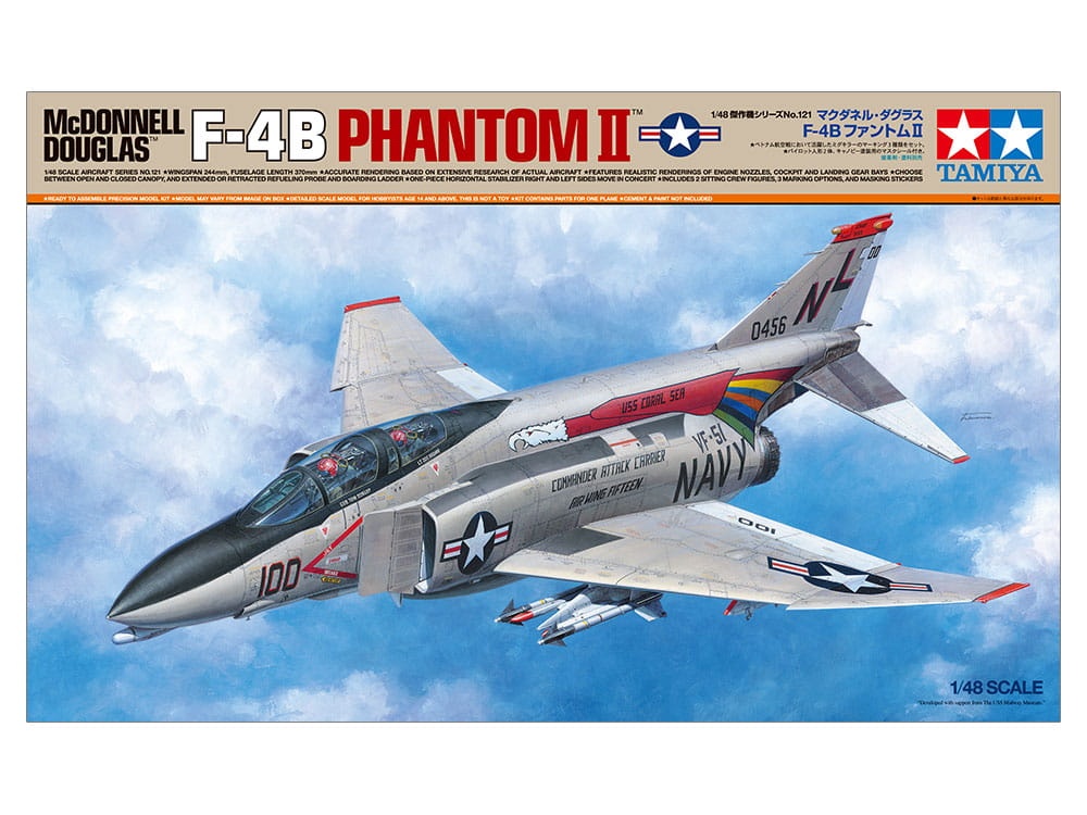 Zdjęcie główne produktu McDonnell Douglas F-4B Phantom II 1:48 Tamiya 61121