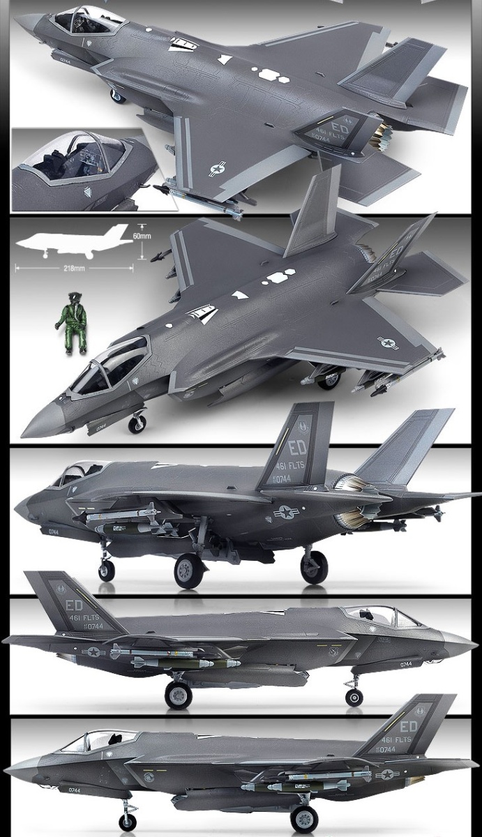 Zdjęcie dodatkowe produktu USAF F-35A Lighting II 1:72 Academy 12507