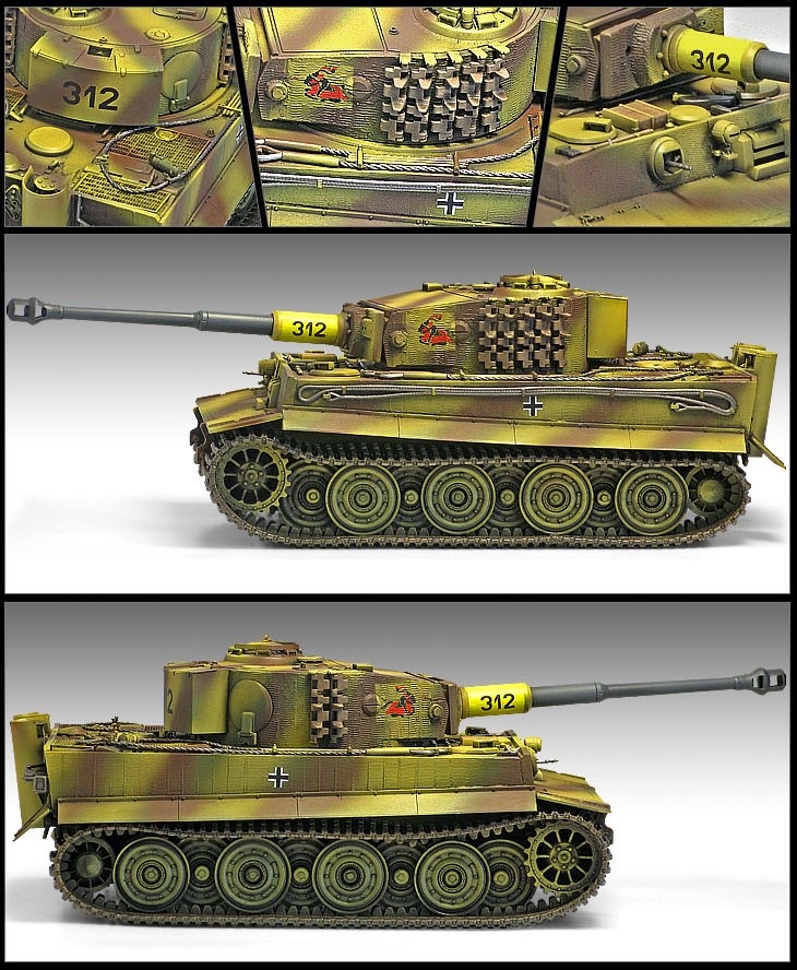 Zdjęcie dodatkowe produktu Tiger I Late Version 1:35 Academy 13314
