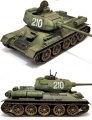 Zdjęcie dodatkowe produktu T-34/85 Ural Tank Factory No. 183 1:35 Academy 13554
