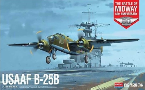 USAAF B-25B The Battle of Midway 80th Anniversary 1:48 Academy 12336