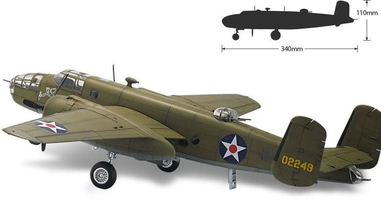 Zdjęcie dodatkowe produktu USAAF B-25B The Battle Of Midway 80th Anniversary 1:48 Academy 12336