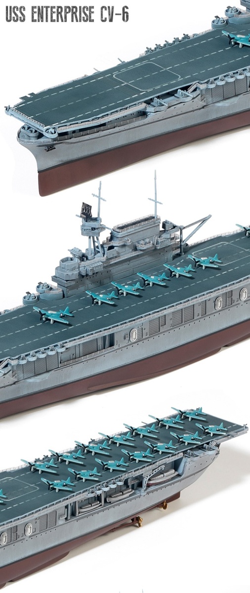 Zdjęcie dodatkowe produktu CV-6 Enterprise edycja specjalna 1:700 Academy 14224