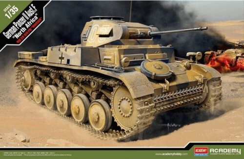 PZKPFW II AUSF. F north africa 1:35 academy 13535