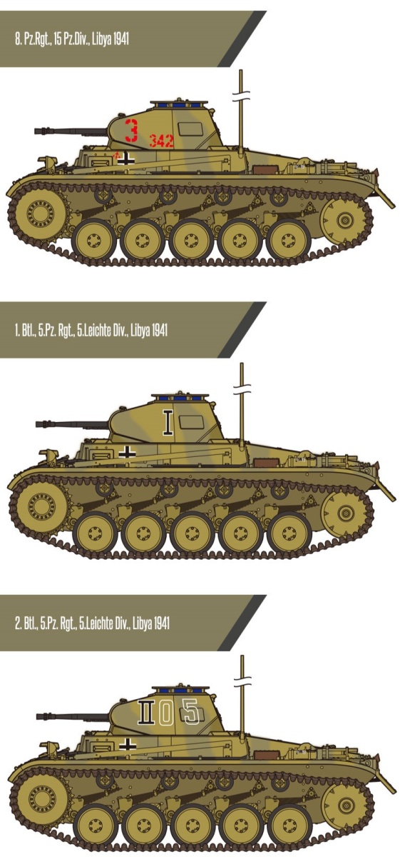 Zdjęcie dodatkowe produktu PzKpfw II Ausf. F North Africa 1:35 Academy 13535