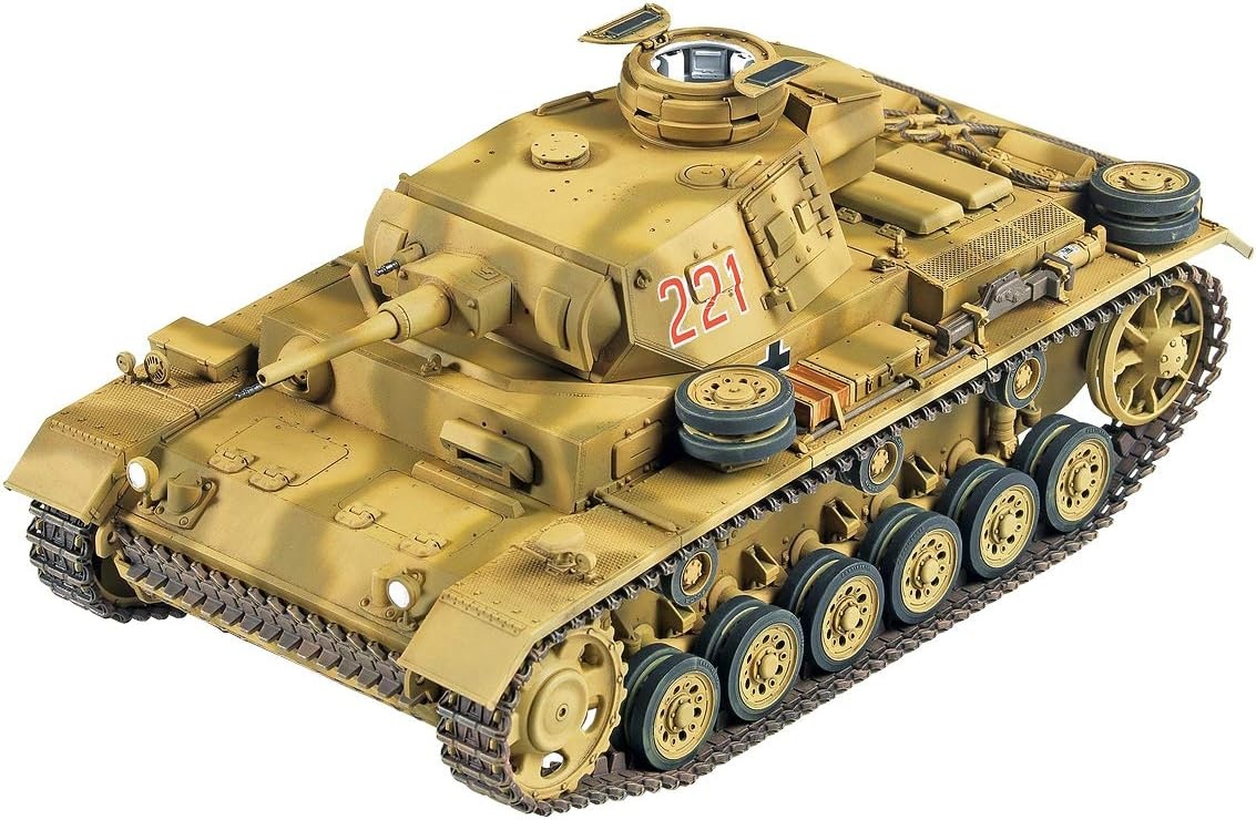 Zdjęcie dodatkowe produktu German Panzer III Ausf. J North Africa 1:35 Academy 13531