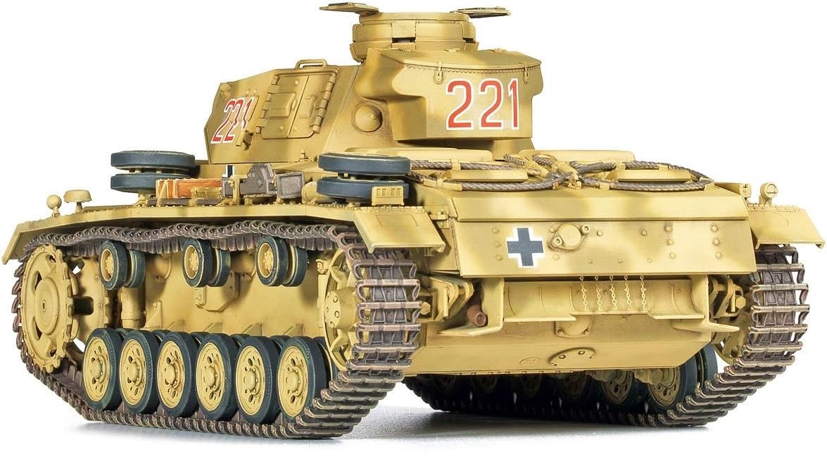 Zdjęcie dodatkowe produktu German Panzer III Ausf. J North Africa 1:35 Academy 13531