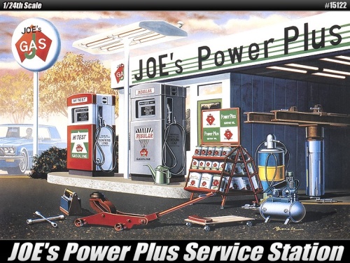 Joe's Power Plus Service Station 1:24 Academy 15122