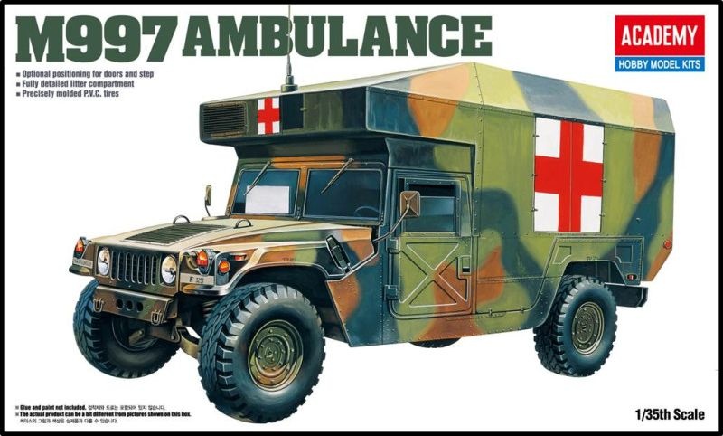 Zdjęcie główne produktu M997 Humvee Maxi Ambulance 1:35 Academy 13243