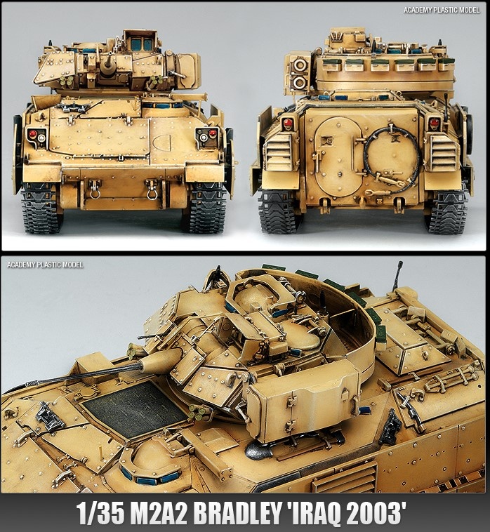 Zdjęcie dodatkowe produktu M2A2 Bradley Iraq 2003 1:35 Academy 13205