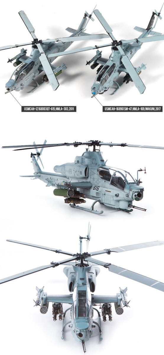 Zdjęcie dodatkowe produktu USMC AH-1Z Shark Mouth 1:35 Academy 12127