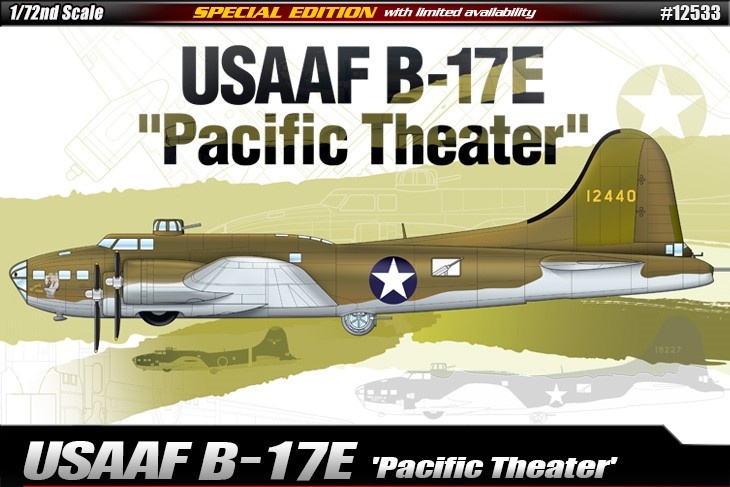 Zdjęcie główne produktu Boeing B-17E USAAF Pacific Theater 1:72 Academy 12533