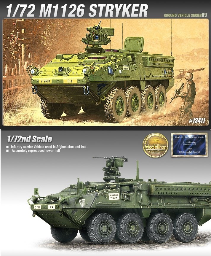 Zdjęcie dodatkowe produktu M1126 Stryker 1:72 Academy 13411