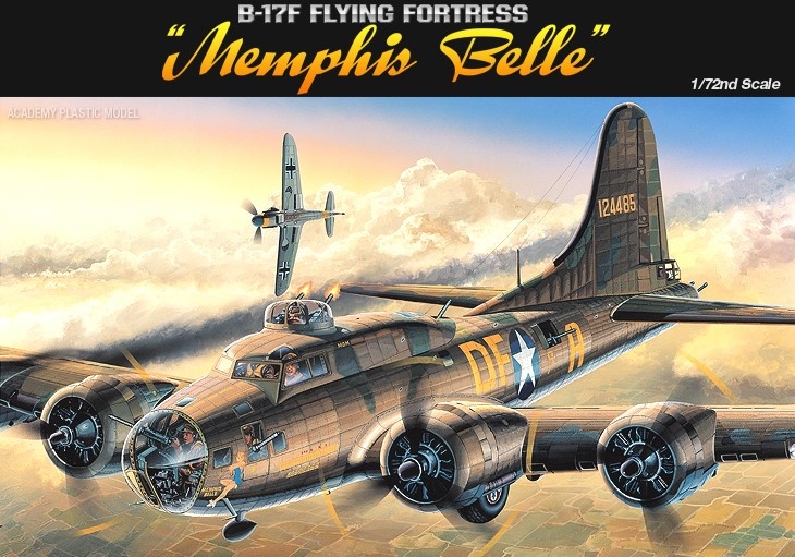 Zdjęcie główne produktu Boeing B-17F Memphis Belle 1:72 Academy 12495