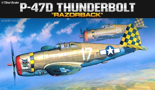 P-47D Razorback 1:72 Academy 12492