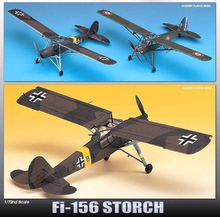 Zdjęcie dodatkowe produktu FI-156 Storch 1:72 Academy 12459