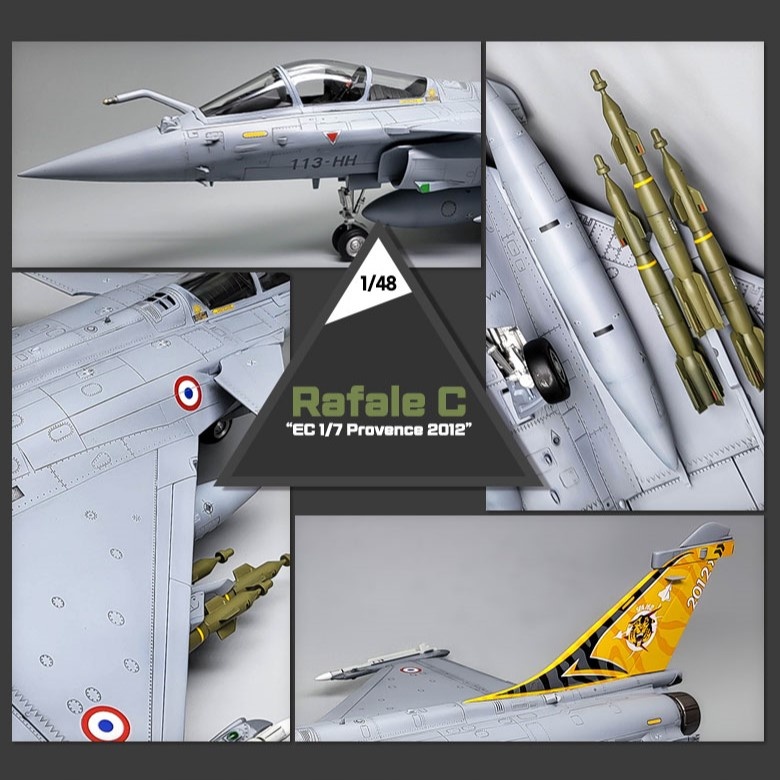 Zdjęcie dodatkowe produktu Rafale C EC 1/7 Provence 2012 1:48 Academy 12346