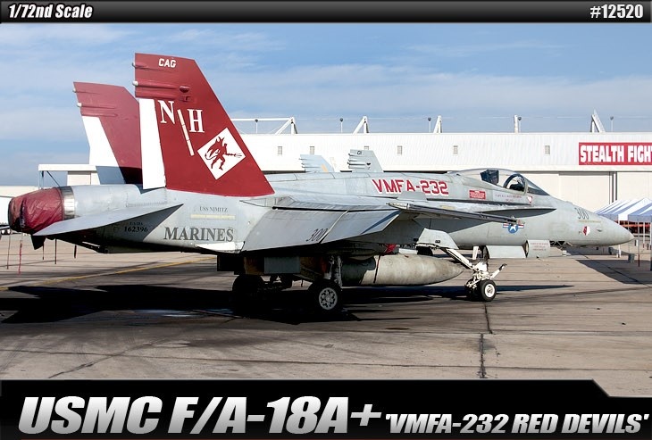 Zdjęcie główne produktu USMC F/A-18+ VMFA-232 Red Devils 1:72 Academy 12520