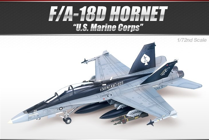 Zdjęcie główne produktu F/A-18D Hornet US Marines 1:72 Academy 12422