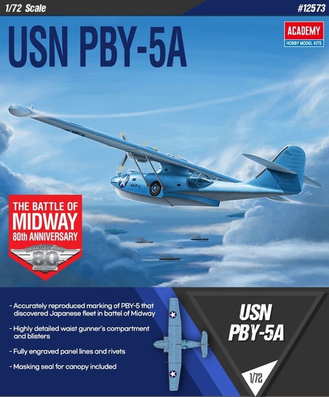 Zdjęcie główne produktu USN PBY-5A 1:72 Academy 12573