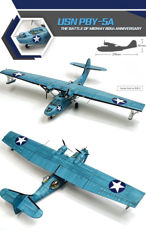 Zdjęcie dodatkowe produktu USN PBY-5A 1:72 Academy 12573