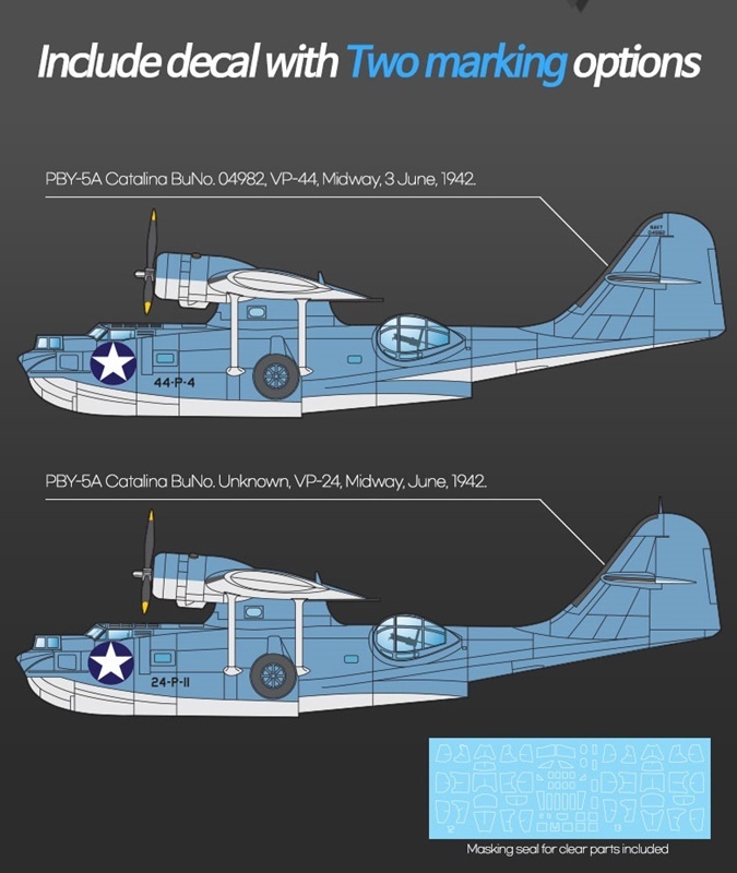 Zdjęcie dodatkowe produktu USN PBY-5A 1:72 Academy 12573