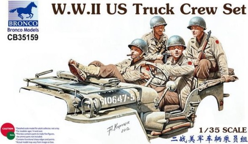 WWII US TRUCK CREW SET 1:35 Bronco CB35159
