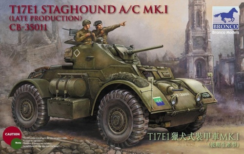 T17E1 Staghound A/C Mk. And late 1:35 Bronco CB35011