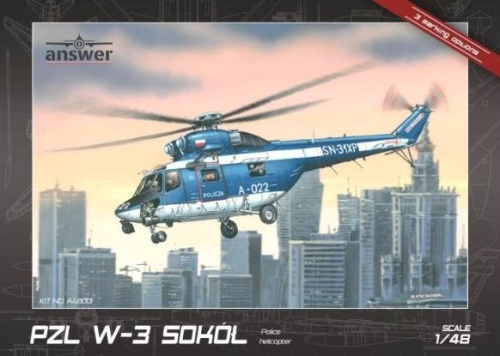 PZL W-3 Falcon Police Helicopter 1:48 Answer AA48001
