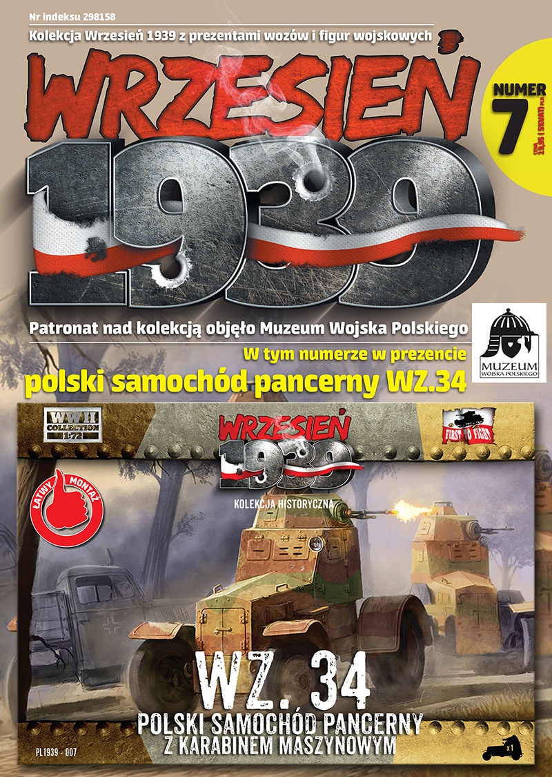 Zdjęcie główne produktu Polski samochód pancerny Wz.34 1:72 First To Fight PL007